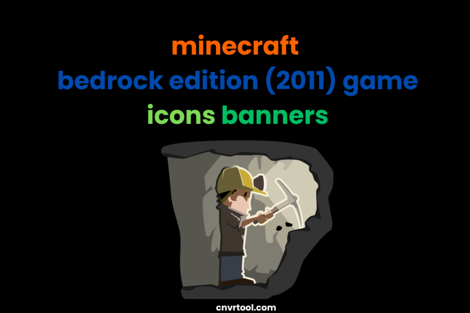 minecraft bedrock edition (2011) game icons banners